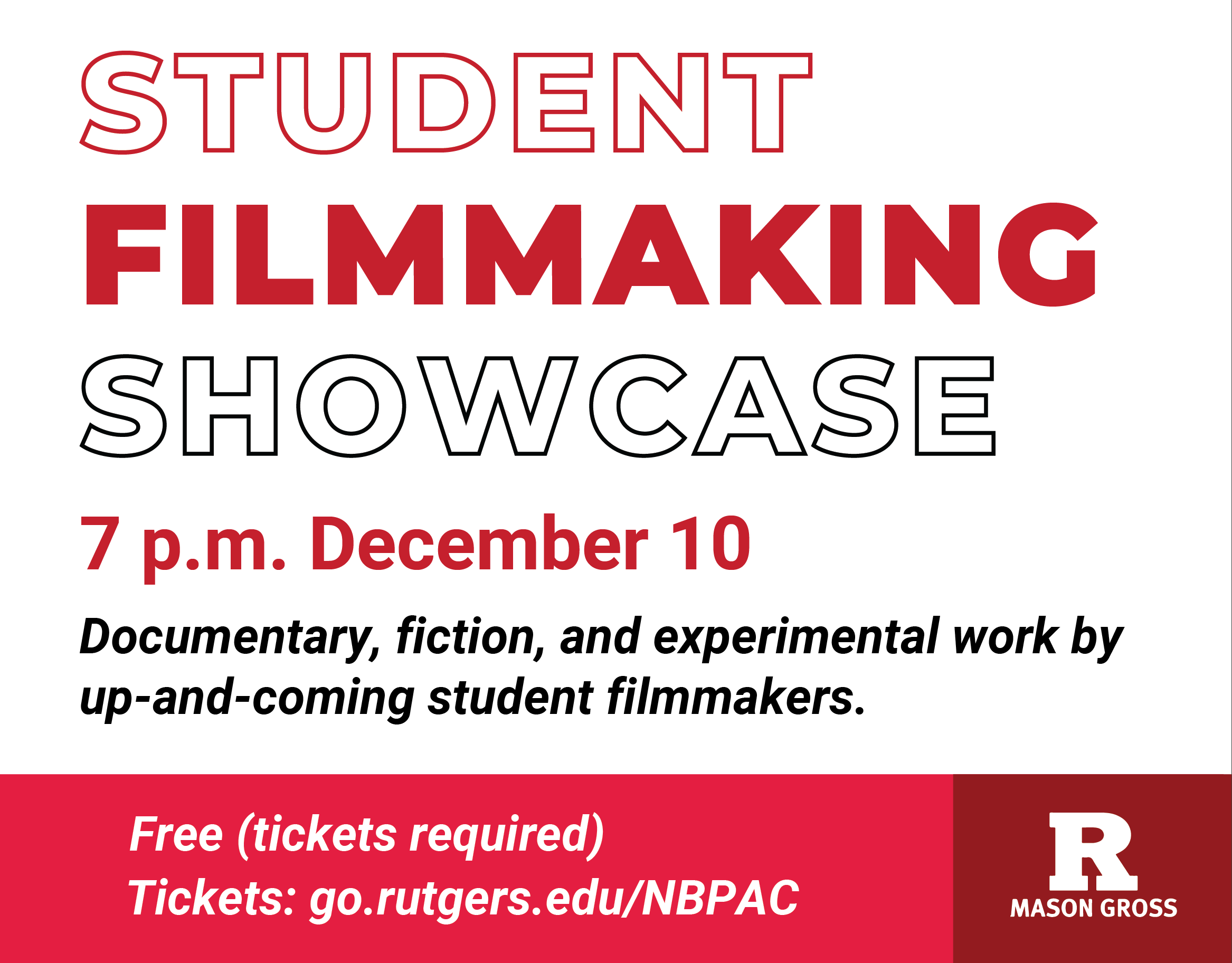  BFA Filmmaking  Sophomore Showcase  