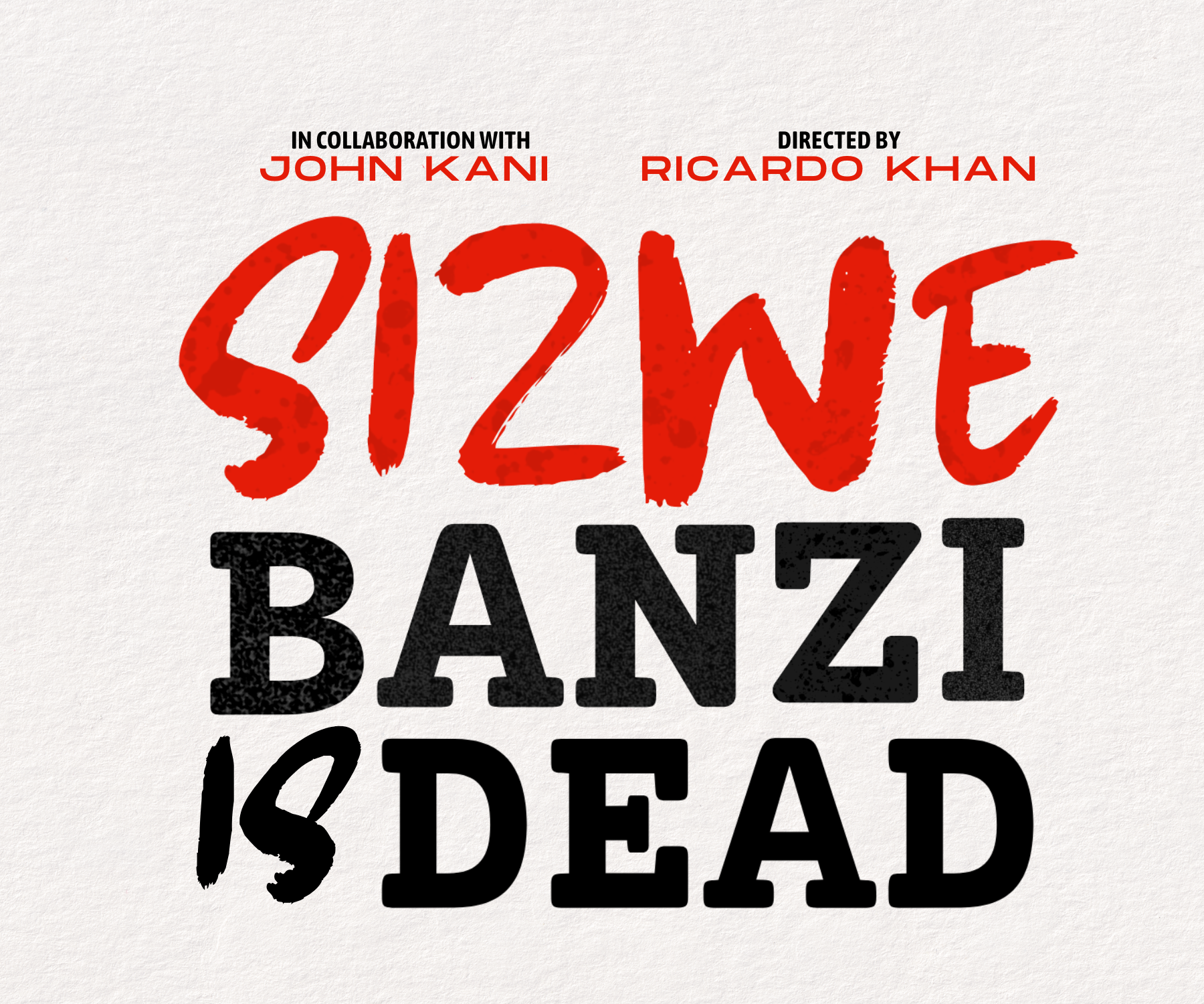  Sizwe Banzi Is Dead  